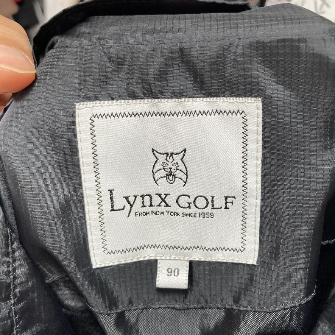 링스 골프 여성바람막이집업자켓 블랙 90  상품이미지4