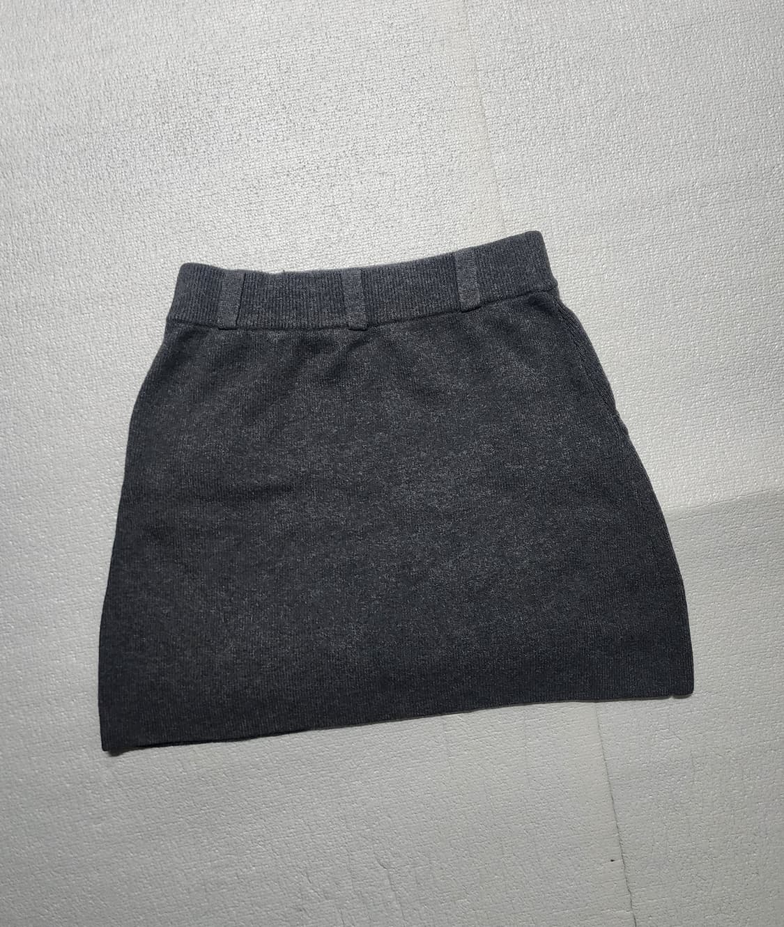미사용) 미에코우에사코 골프치마 니트 스커트 상품이미지3