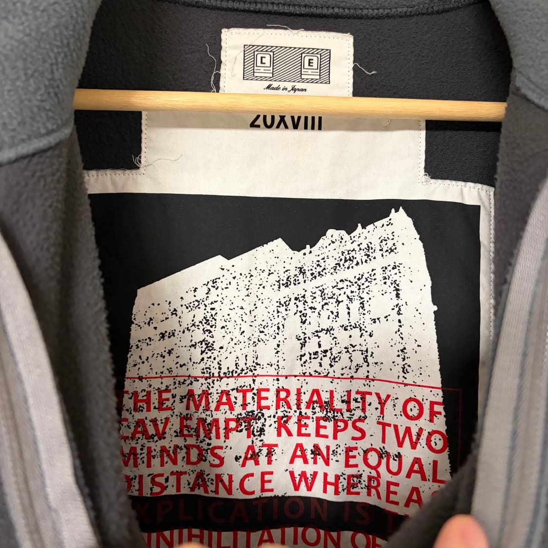 카브엠트 CAV EMPT 아노락 하프 집업 플리스 후리스 자켓 L 상품이미지7