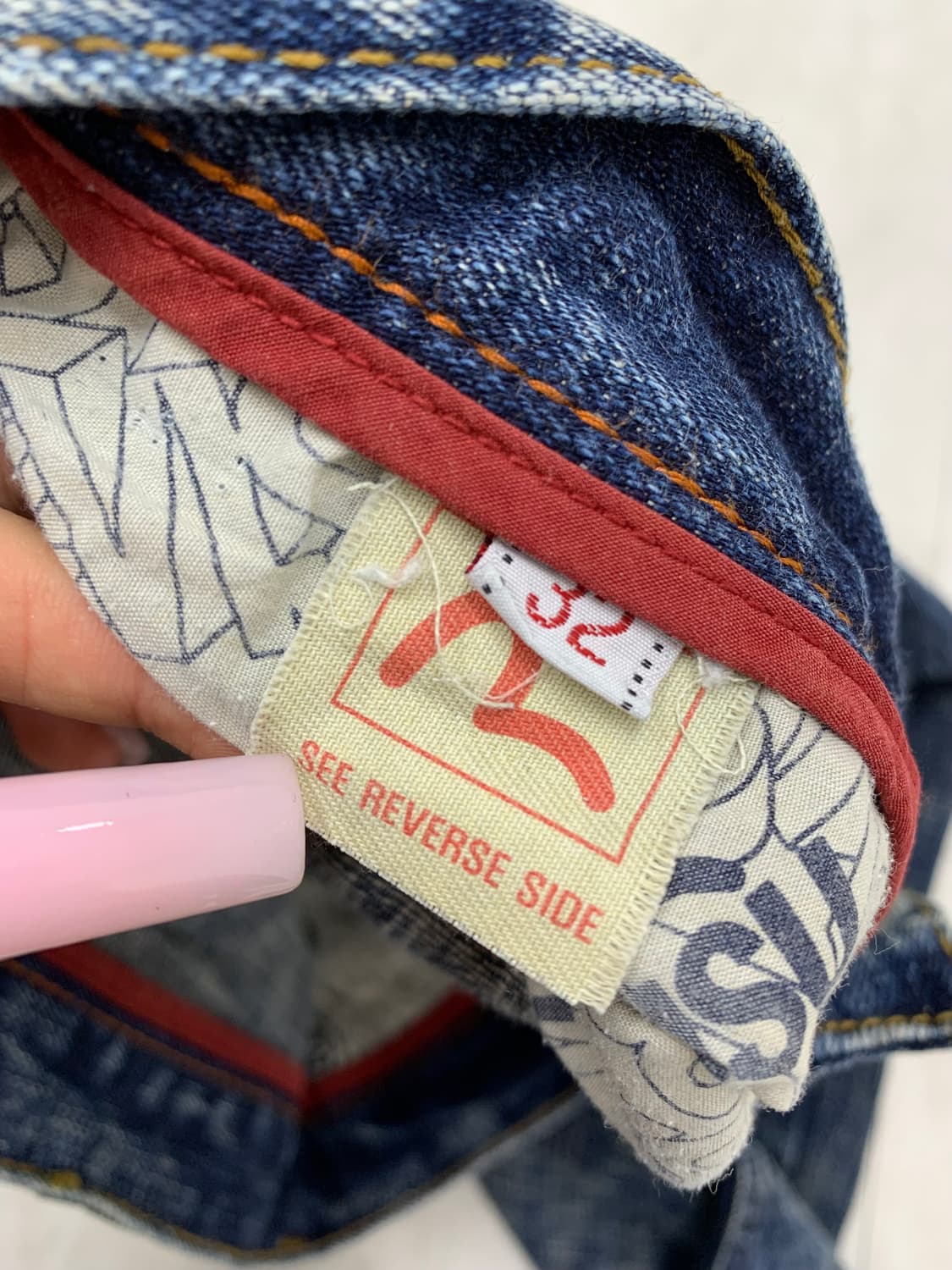 에비수 데님 워싱 팬츠 #665 상품이미지5