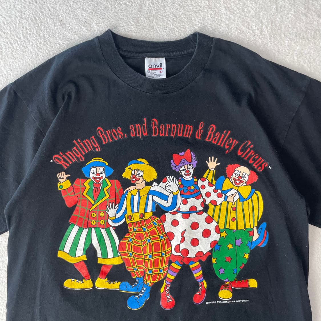 90s 링글리 브라더스 서커스 싱글스티치 반팔 티셔츠  상품이미지3