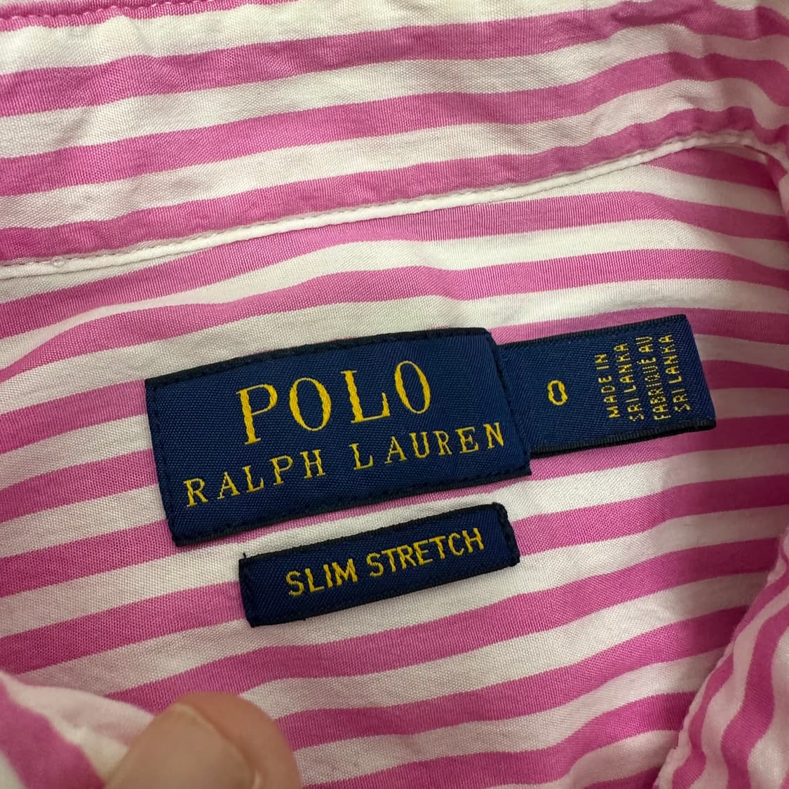 POLO 폴로 랄프로렌 여성 스트라이프 셔츠 핑크 상품이미지5