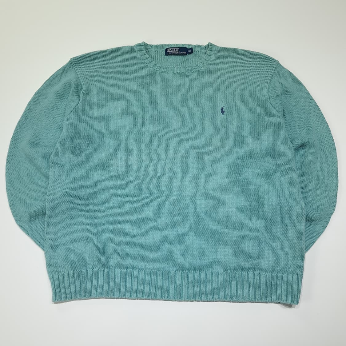 CL062 2XL 폴로 랄프로렌 90s 린넨 & 코튼 블렌드 에메랄드  상품이미지1