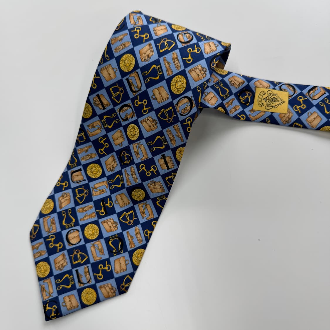 구찌(GUCCI) 영문 모노그램 명품 정품 넥타이 상품이미지5