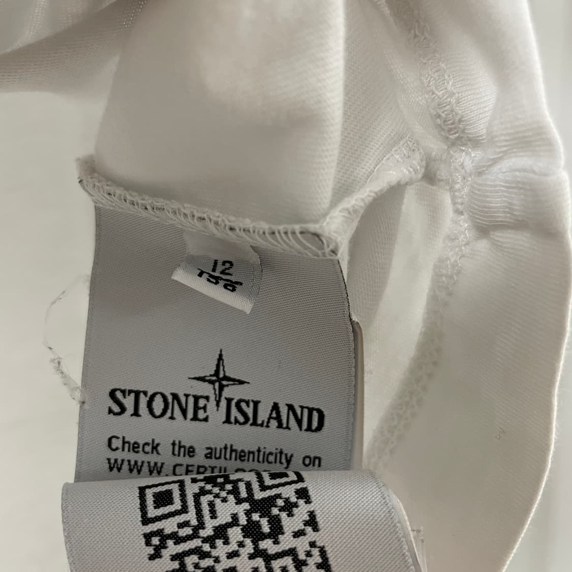 스톤아일랜드 반팔 티셔츠 화이트 12(W) 상품이미지6