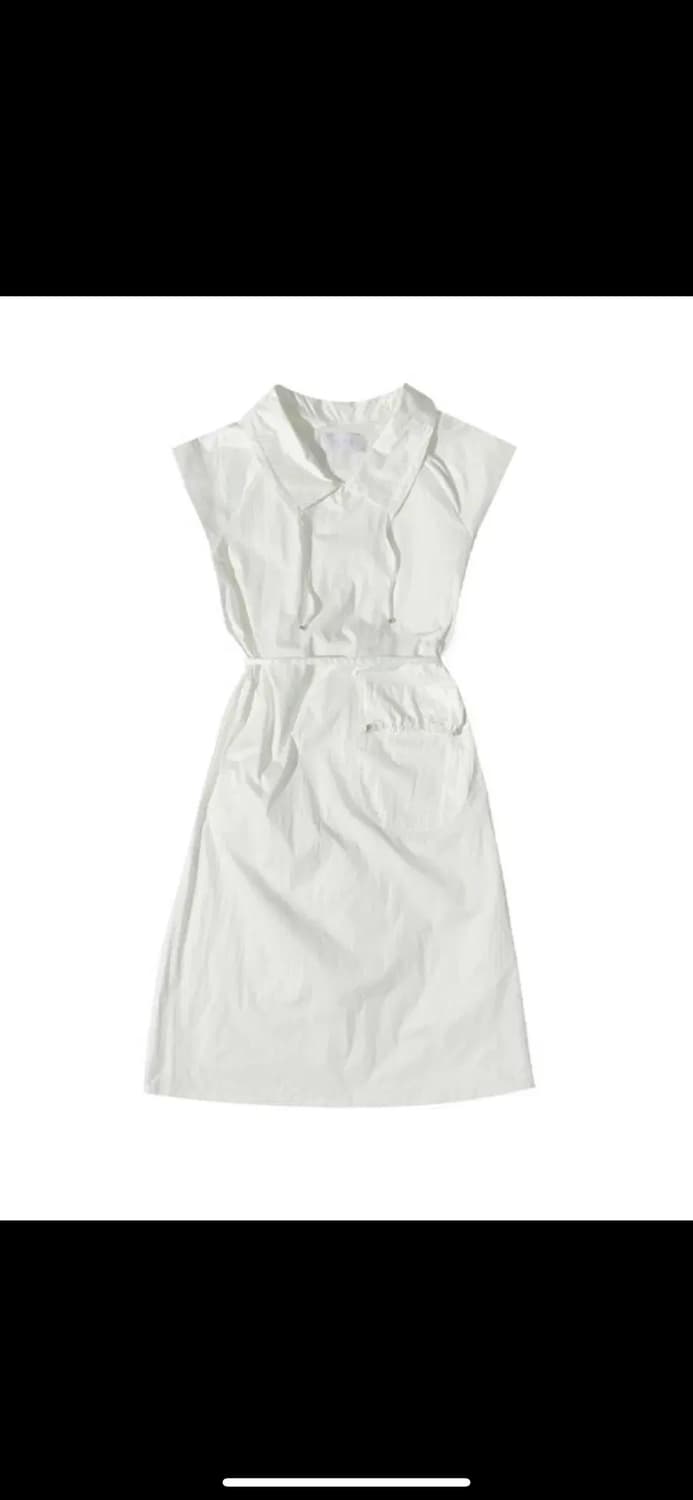 Onska 온스카 STRING MIX LAYERED DRESS 화이트 상품이미지3