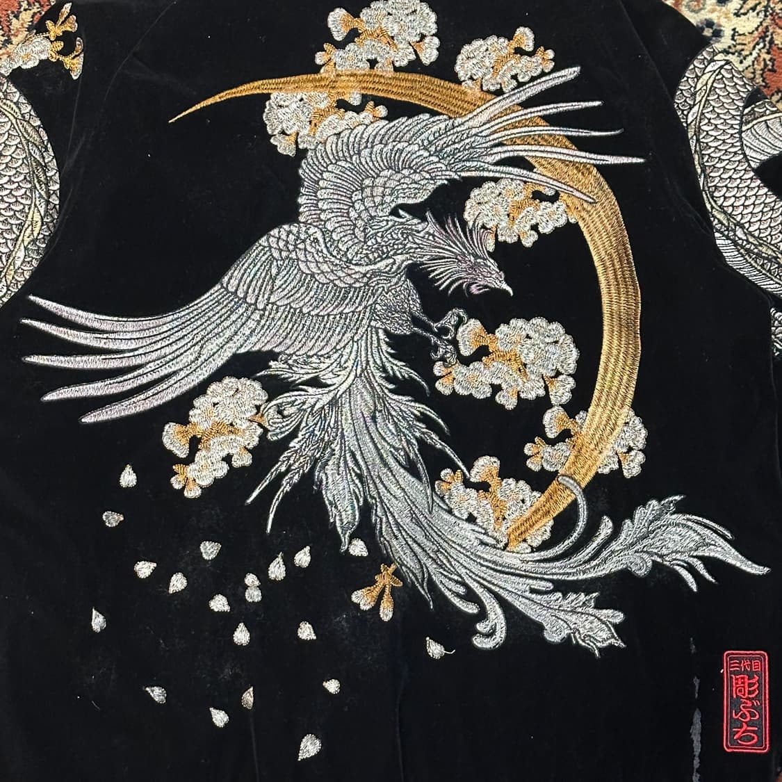 ONI DENIM 벨벳 스카쟌 퀼팅 자켓 (L) 오리엔탈 상품이미지5