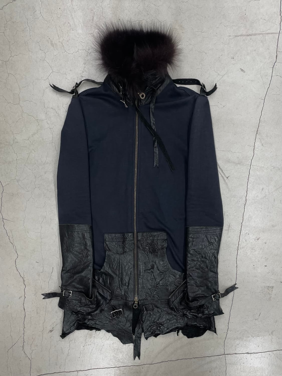 Michel Berandi FW06 Fox Fur trim jacket 상품이미지1