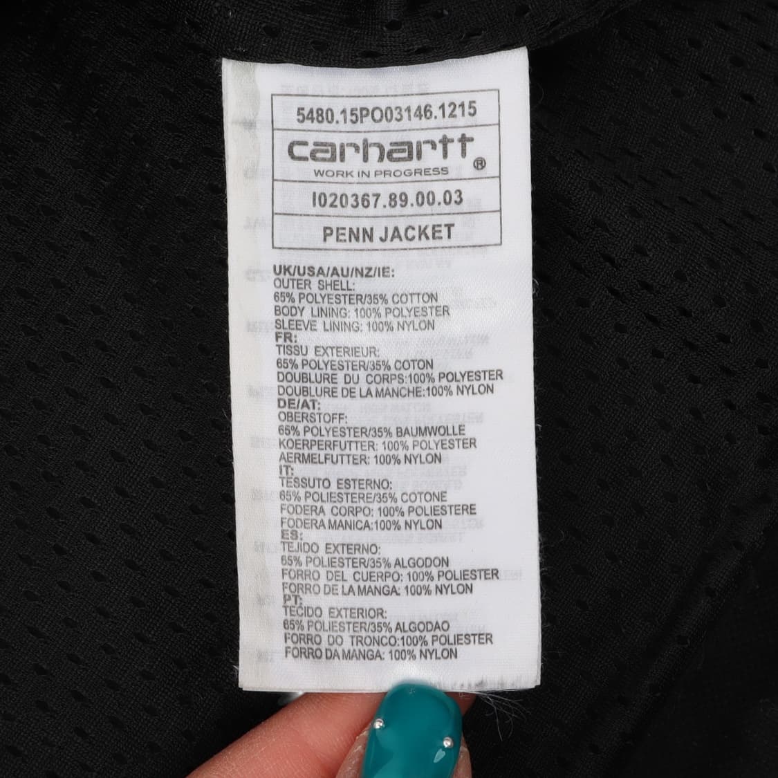 칼하트 C 로고 penn 자켓 상품이미지8