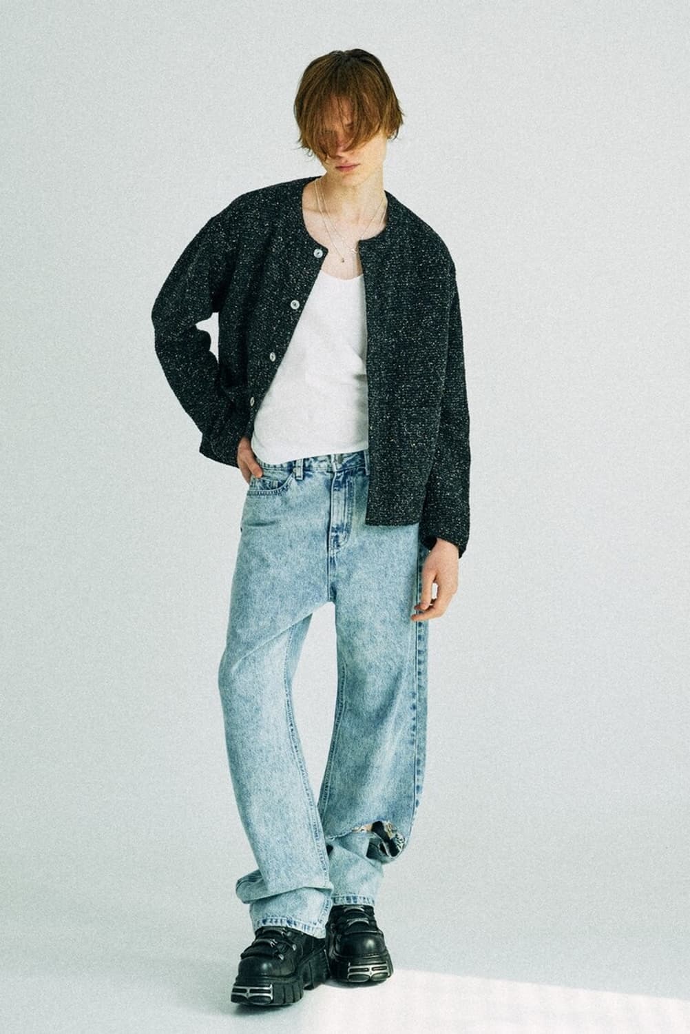 크러쉬어게인 멀티트위드 가디건  상품이미지4