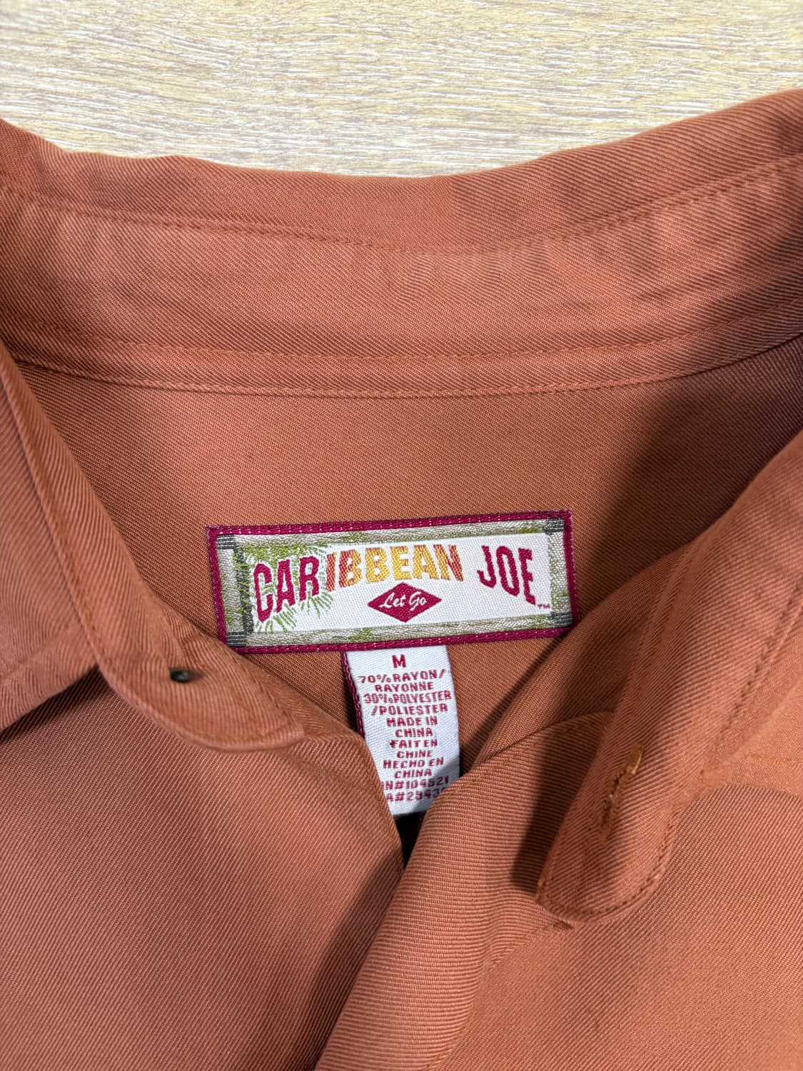 Caribbean joe vintage shirt (XL) 상품이미지2