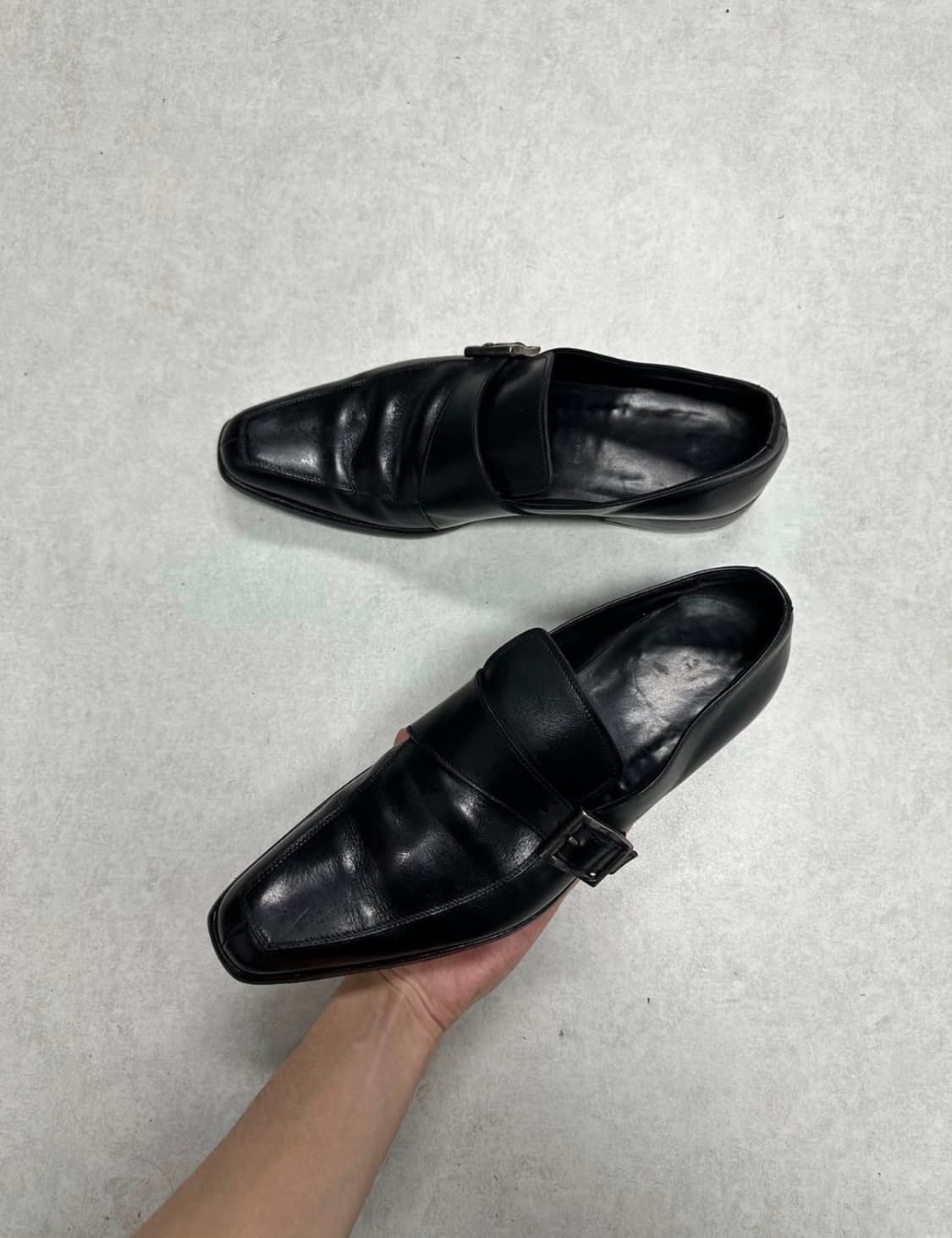 프라다 버클로퍼 블랙 상품이미지5