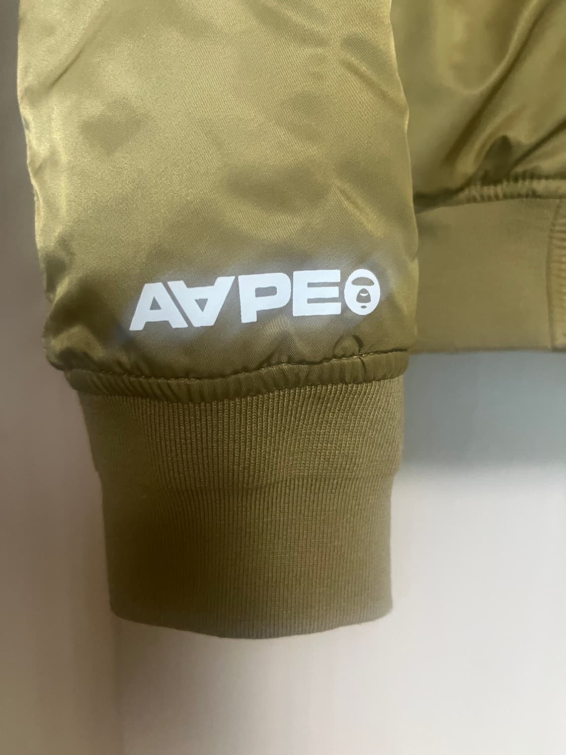 베이프 APE 집업 봄버 재킷 / 새상품급 / 1회착용 상품이미지7