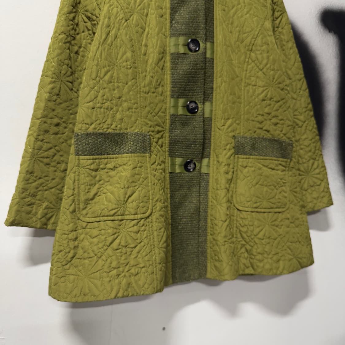 VTG 빈티지 보헤미안 스타일 누빔 후드 자켓 상품이미지4