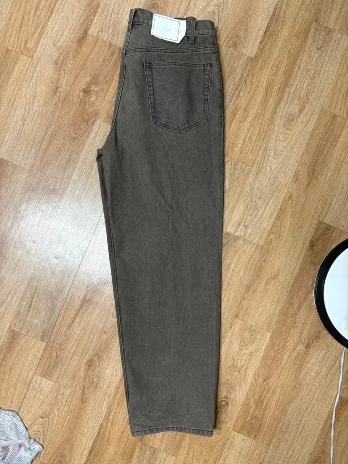 디스이즈네버댓 릴렉스 데님 브라운 상품이미지3