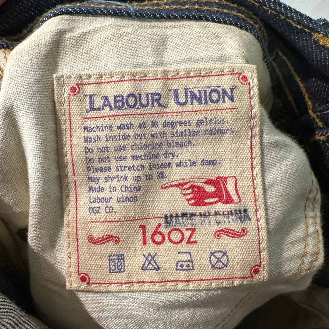 레이버유니온 셀비지 데님 31 상품이미지7