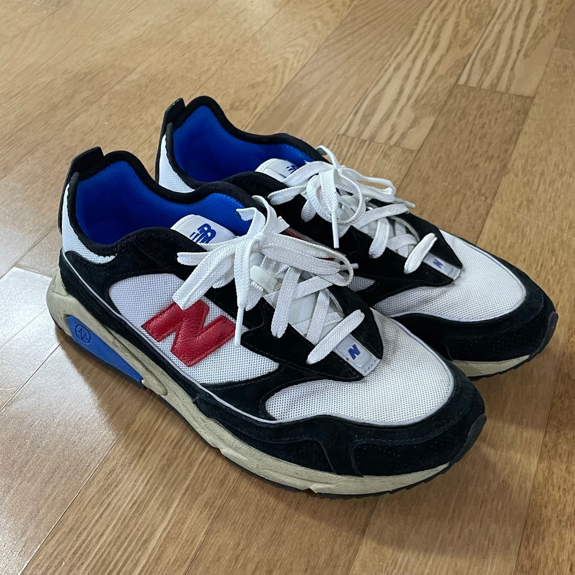 뉴발란스 X-레이서 블랙 레드 운동화 270 상품이미지1