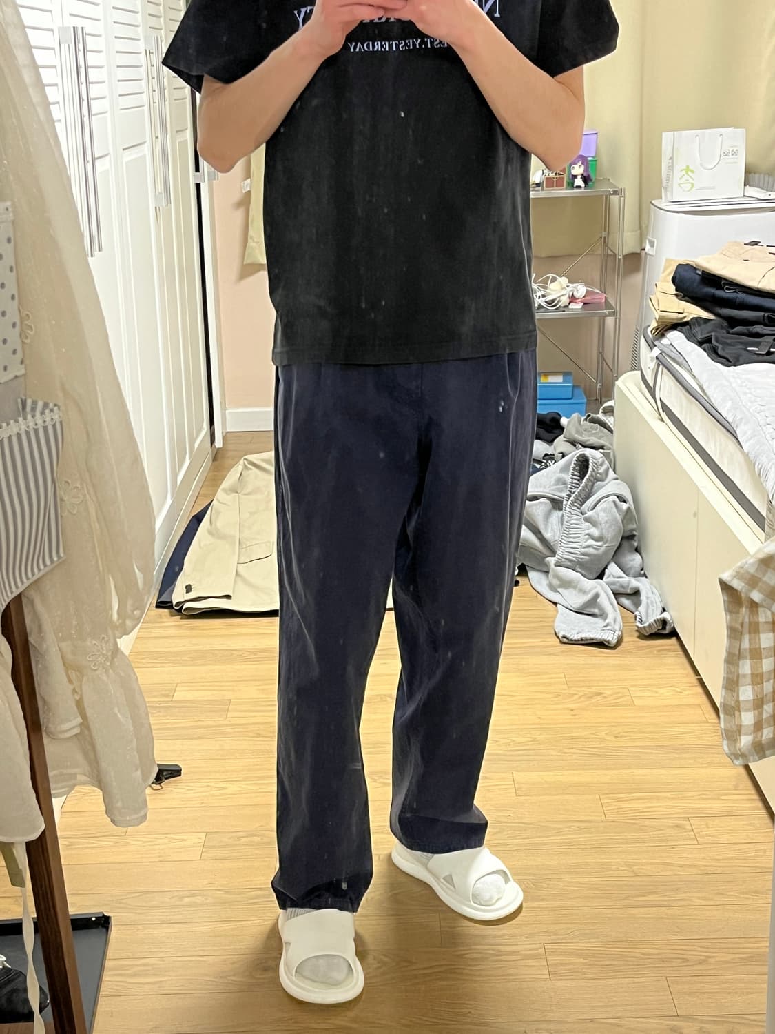 노드아카이브 레이지 보이 싱글 셋업 네이비0사이즈 (자켓 + 치노팬츠) 상품이미지6