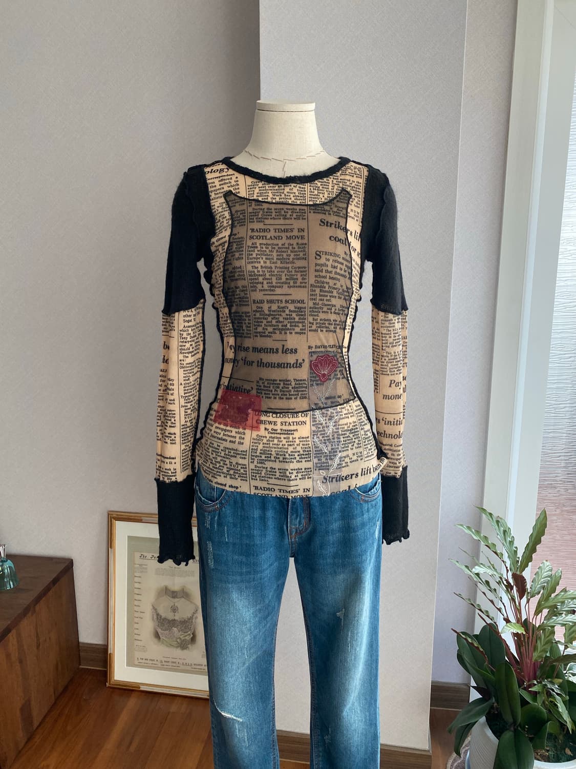 쟝폴고띠에 니트(S) 상품이미지1