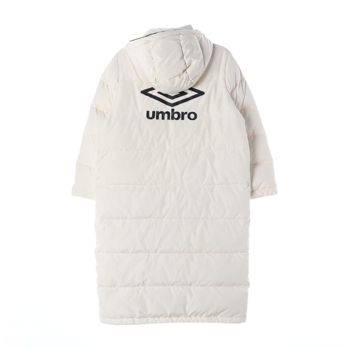 엄브로 스몰로고 아이보리 덕다운 롱패딩 90 상품이미지3