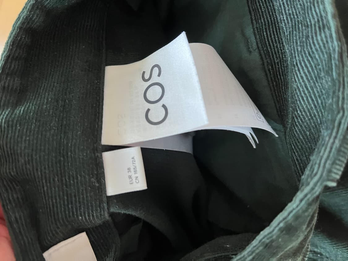 COS 코듀로이 팬츠 녹색 EUR 38 상품이미지2