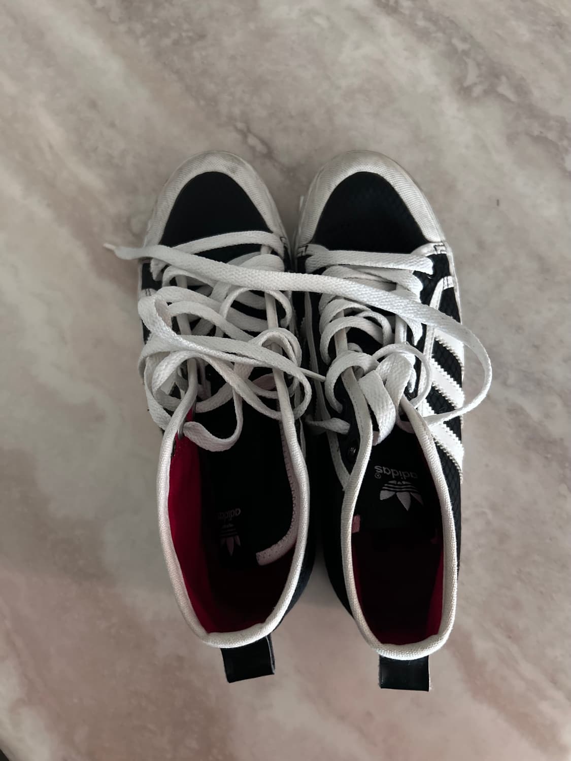 adidas honey mid 검흰 상품이미지5