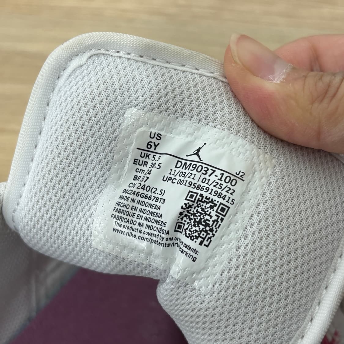 나이키 에어 조던 1 로우 SE 라이트보르도 240 상품이미지5