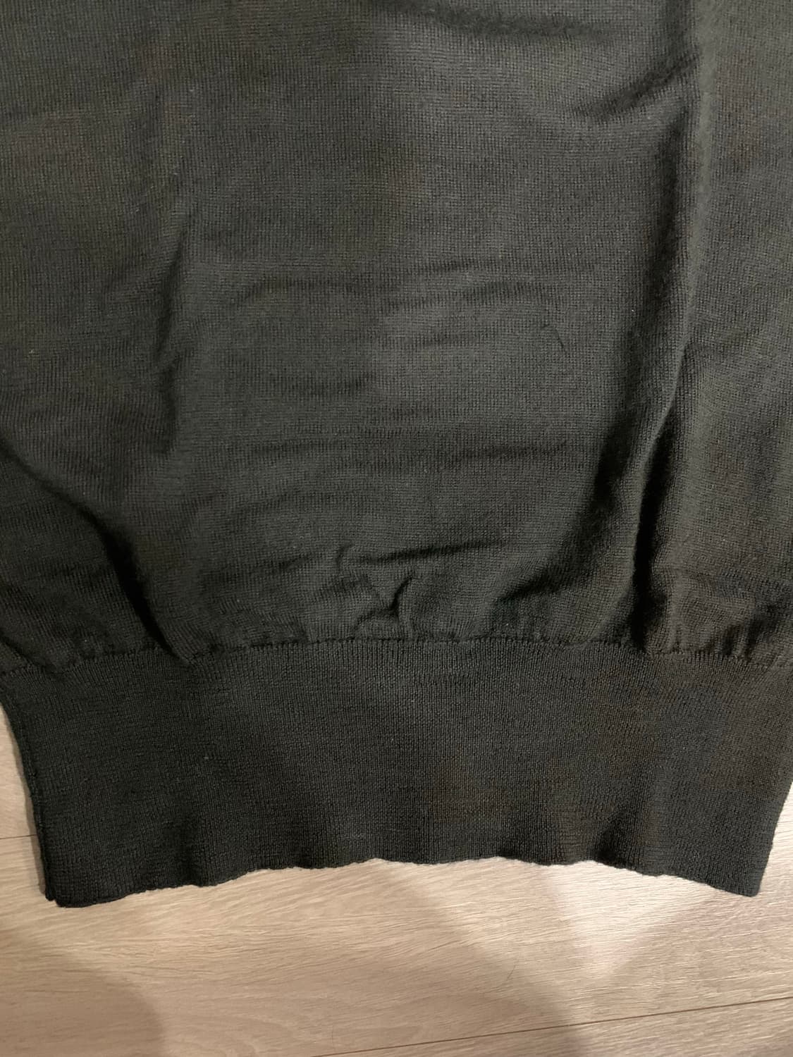 볼란테 VOLANTE 남성 울 카라니트 블랙 상품이미지7