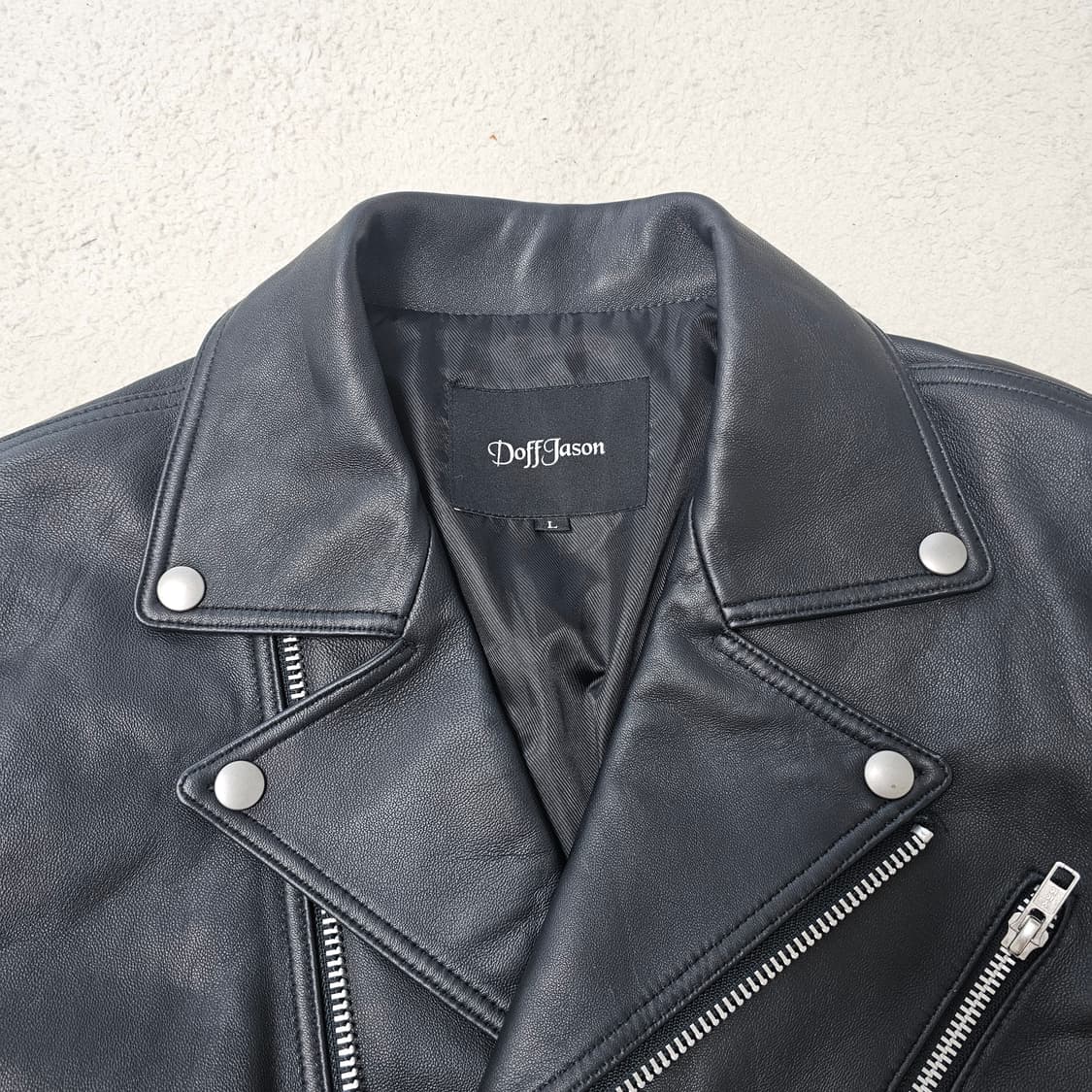 L 도프제이슨 남성 양가죽 라이더 자켓 상품이미지2