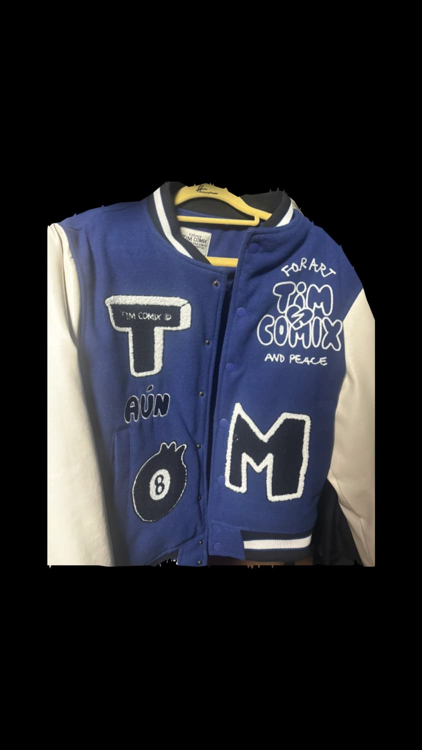 팀코믹스 바시티 자켓(블루) 상품이미지1