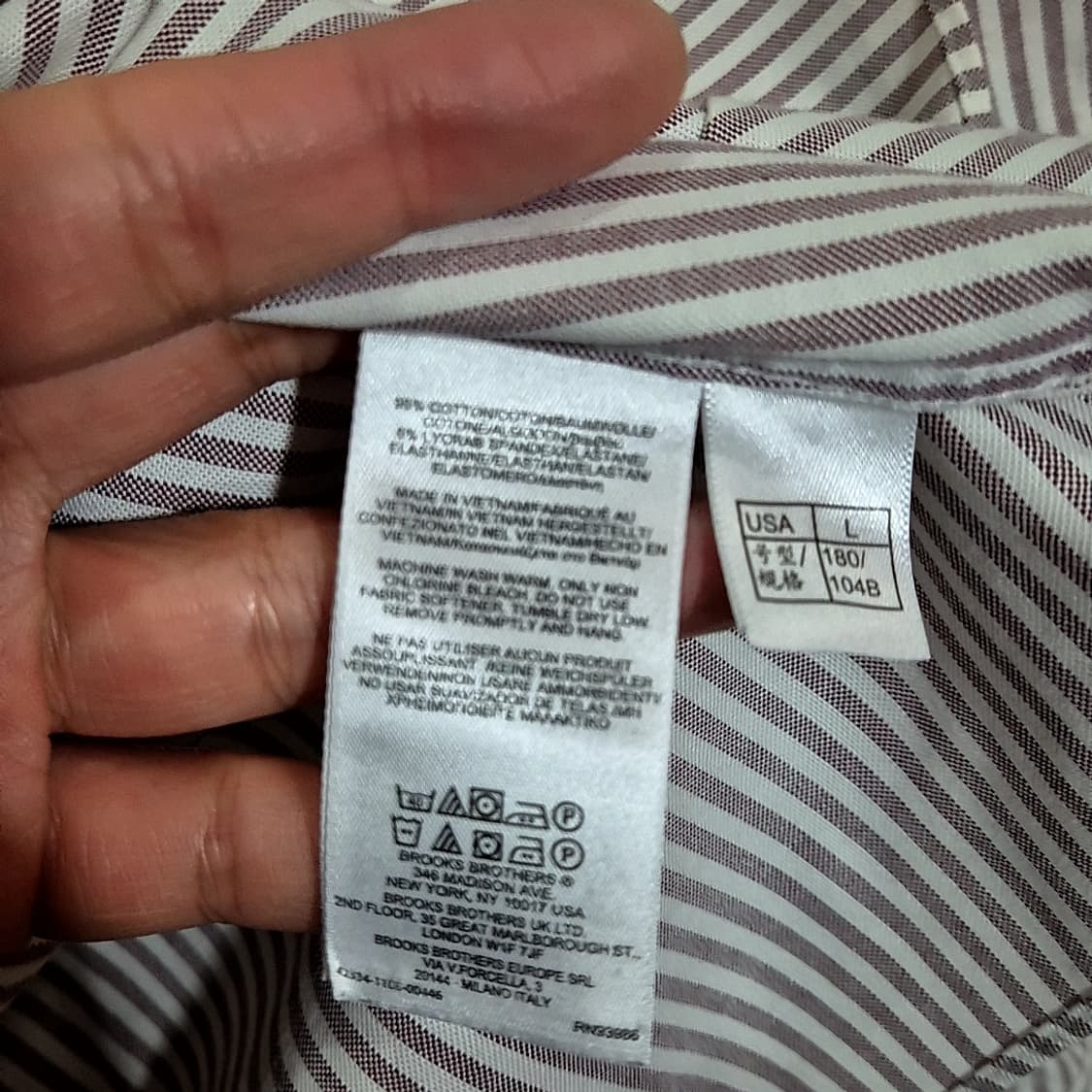 Brooks Brothers 브룩스 브라더스 스트라이프 셔츠 상품이미지5