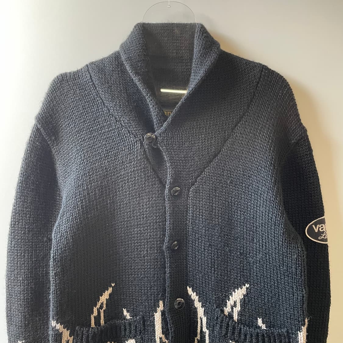 밴슨 플레임 울 코위찬 가디건 상품이미지2