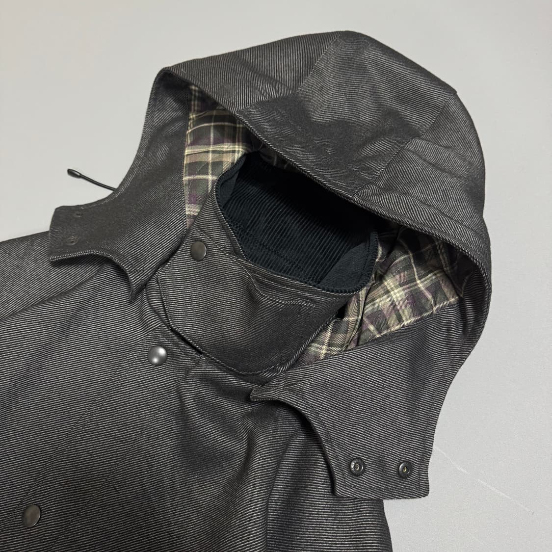 프릭스스토어 다크브라운컬러 폴리에스터 코듀로이넥 2way 헌팅 자켓 상품이미지6