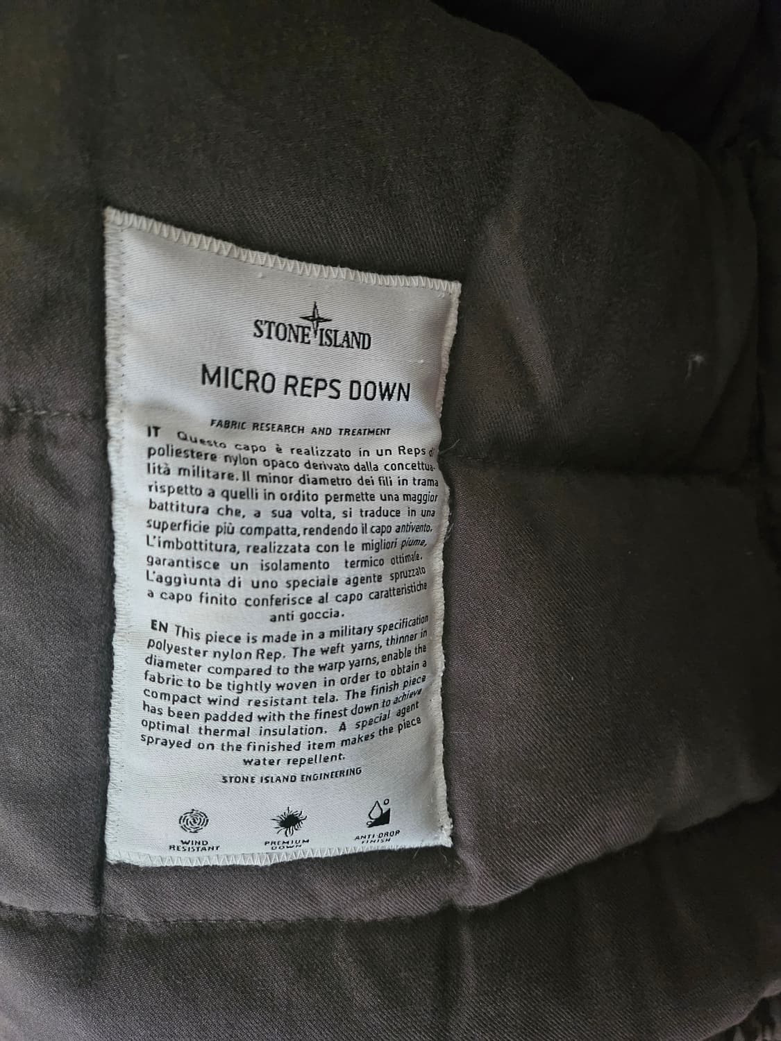 스톤아일랜드 퍼 패딩M 95-100 상품이미지8