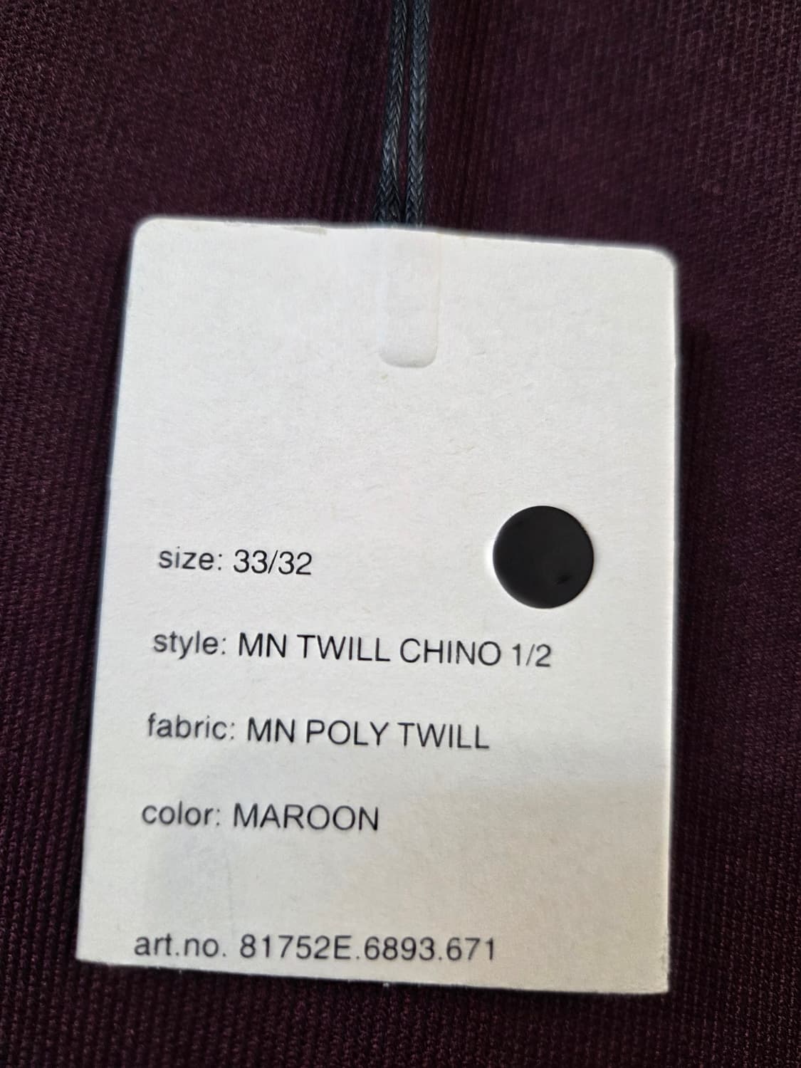 G-STAR마룬색 반바지 새상품(33) 상품이미지5