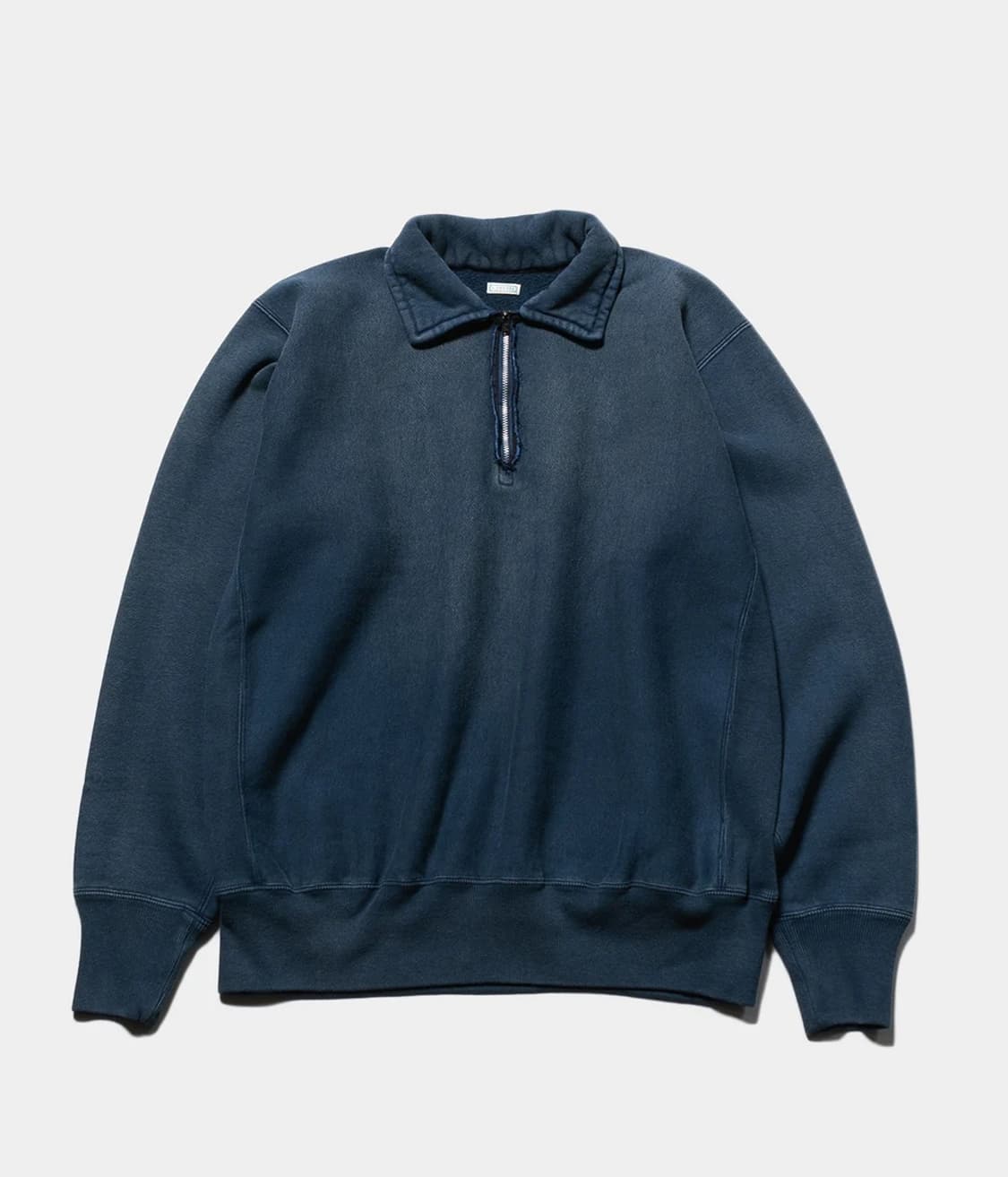 아프레쎄 26ss 빈티지 하프집업 스웻 블루 5사이즈 상품이미지1