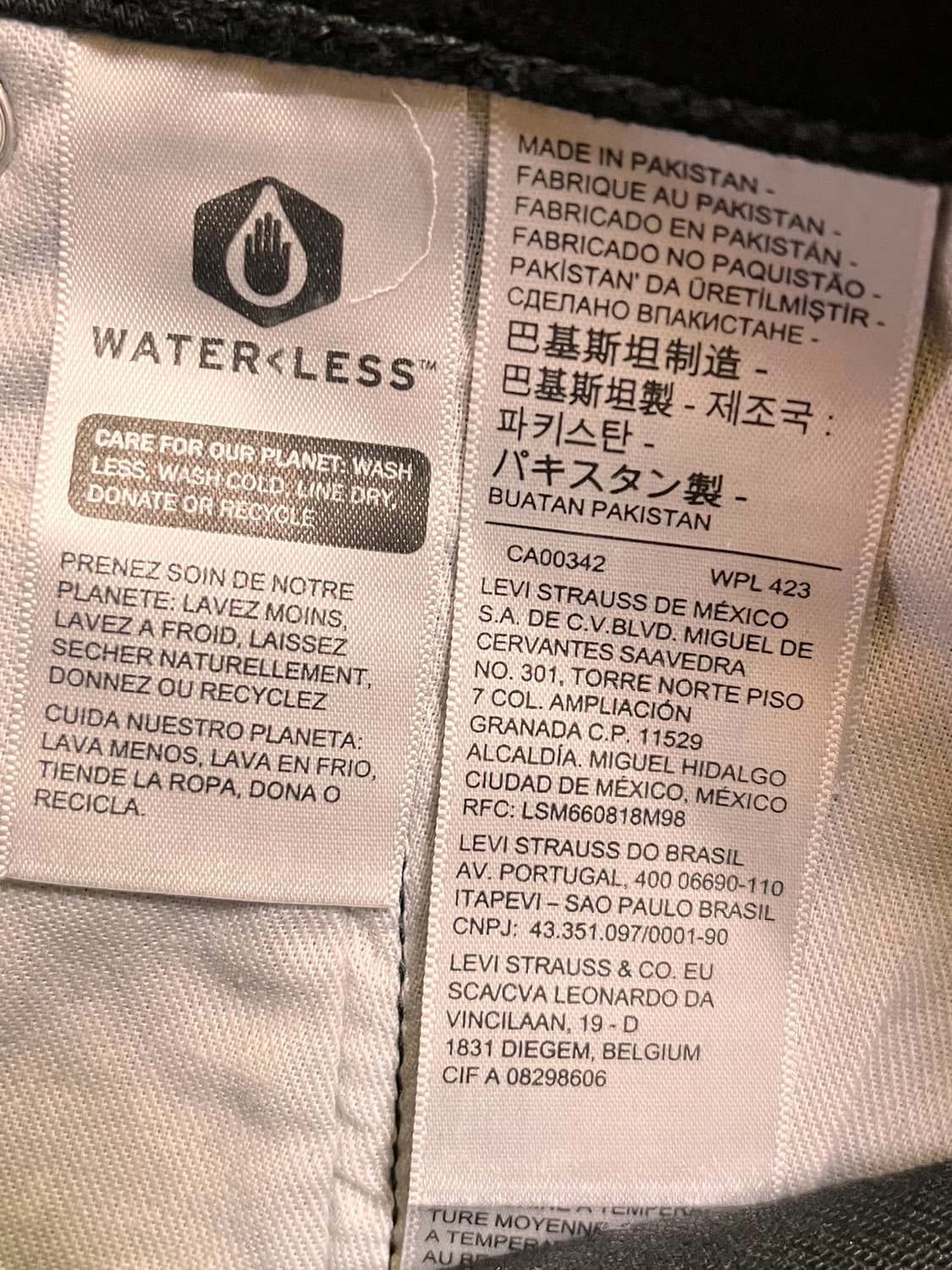 리바이스 511 블랙진 데님팬츠 W32 L32 상품이미지5