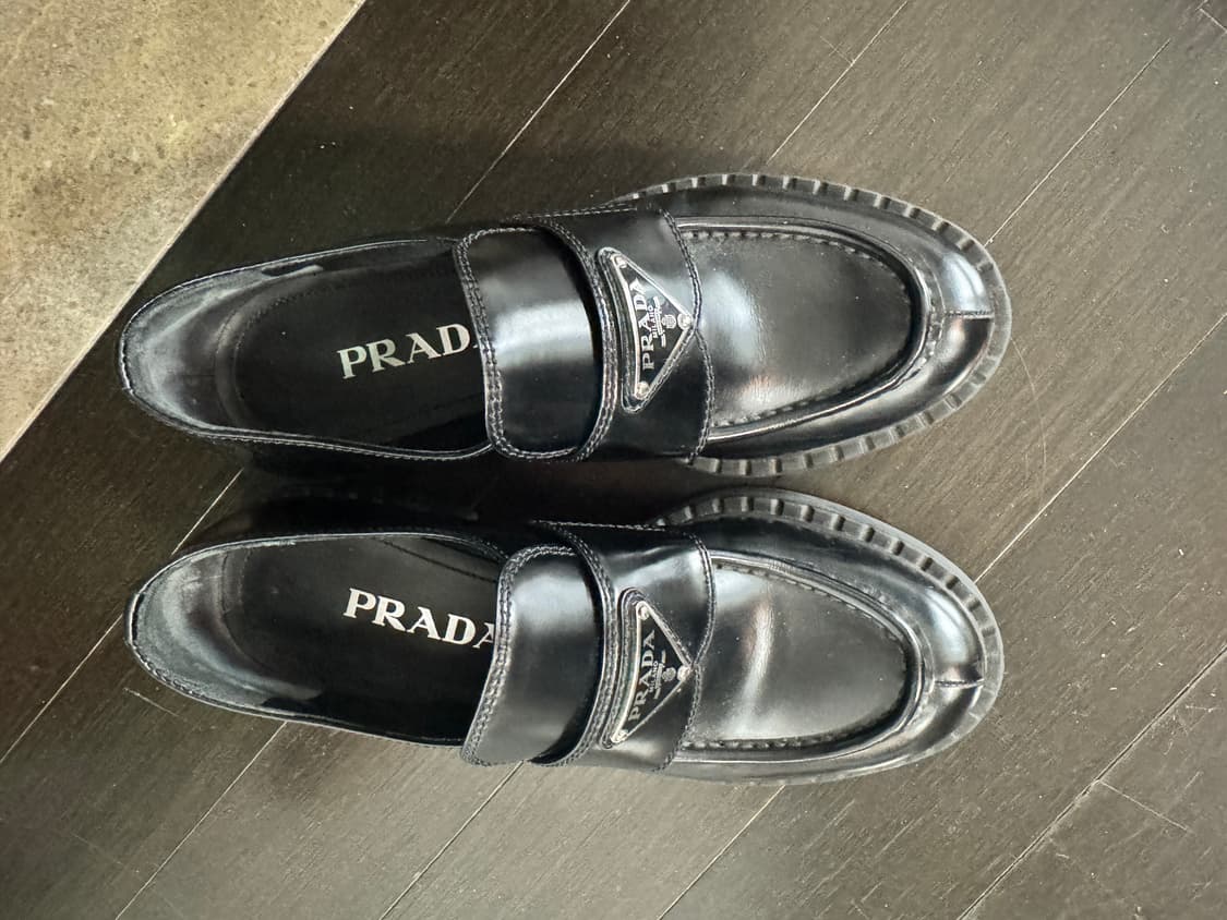 프라다 초콜릿 로퍼 35.5 상품이미지3