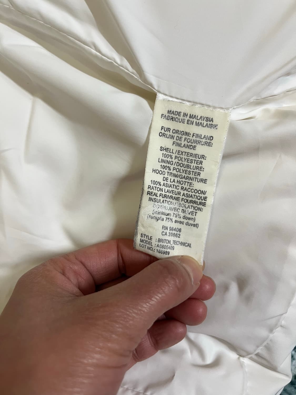 띠어리 구스 다운 패딩 상품이미지10