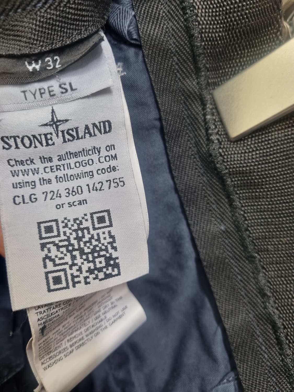 정품) 스톤아일랜드  카고  팬츠  상품이미지6