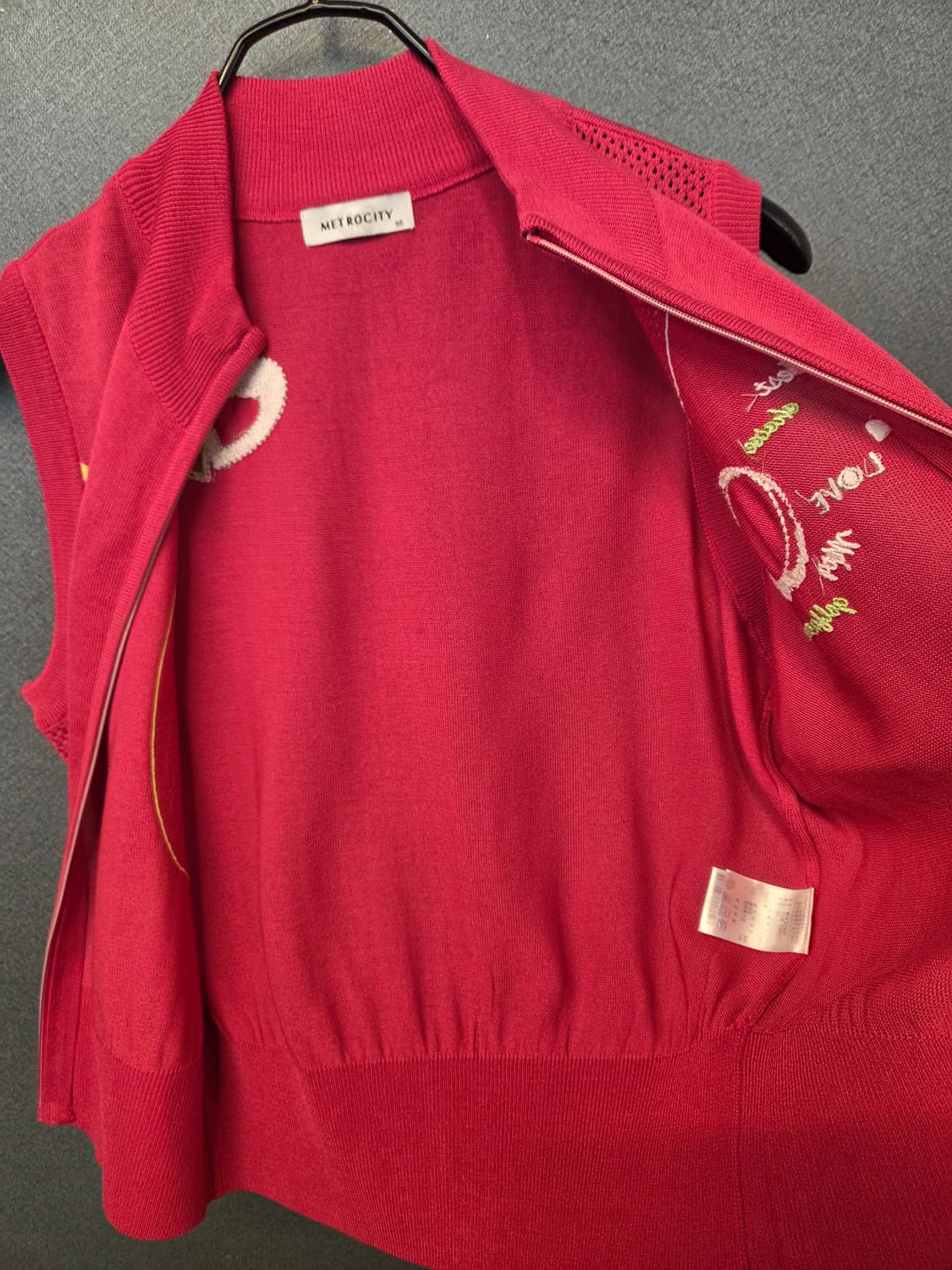 메트로시티 골프조끼 (봄.여름용) 상품이미지8