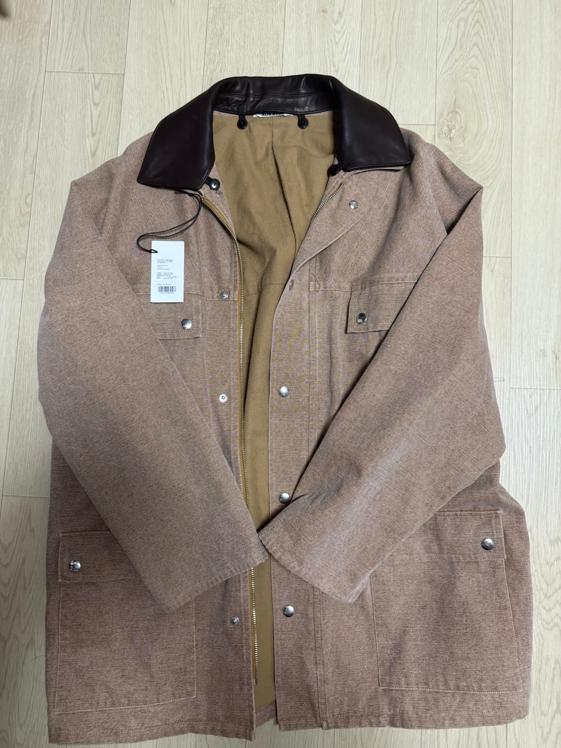 오라리 24AW 캔버스 헌팅 자켓 3 상품이미지1