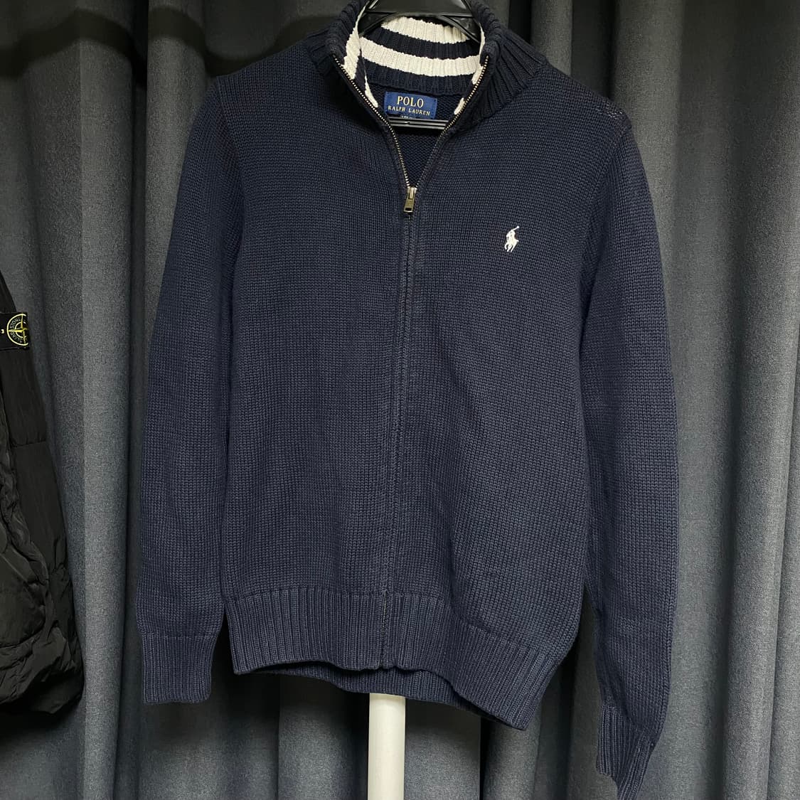 폴로 랄프로렌 네이비 집업 가디건 상품이미지1