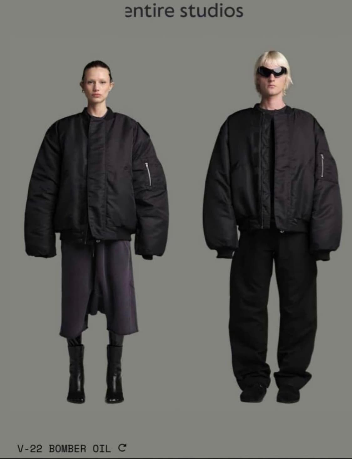 엔타이어스튜디오 v22 봄버 상품이미지1