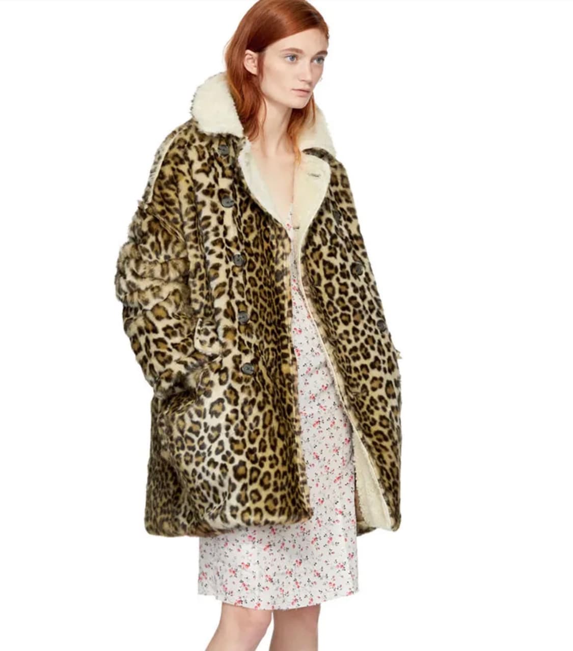 R13 oversized Leopad coat 알썰틴 레오파드 퍼 코트 상품이미지1