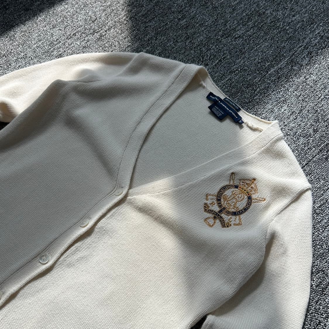 랄프로렌 스포츠 크레스트 빅로고 가디건 상품이미지2