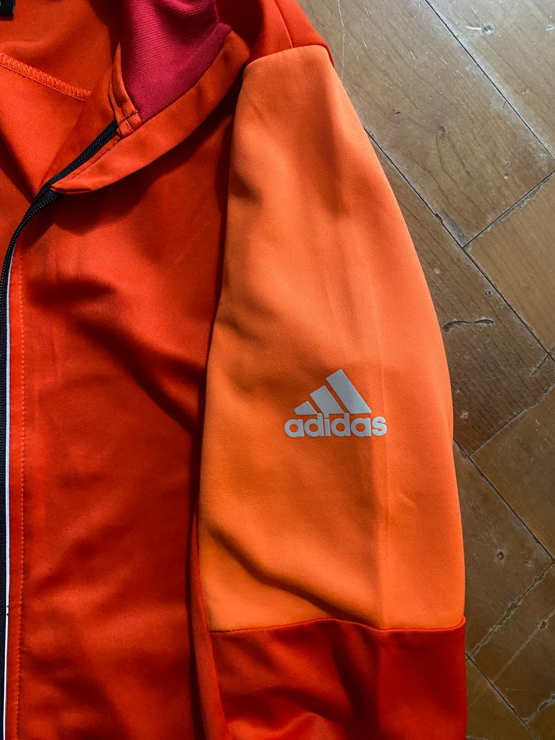 아디다스 오렌지 스포츠 집업 100 상품이미지3