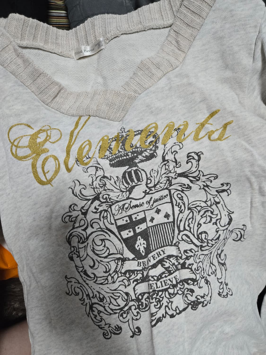 빈티지 y2k 맨투맨 뒷면 프린팅 상품이미지6