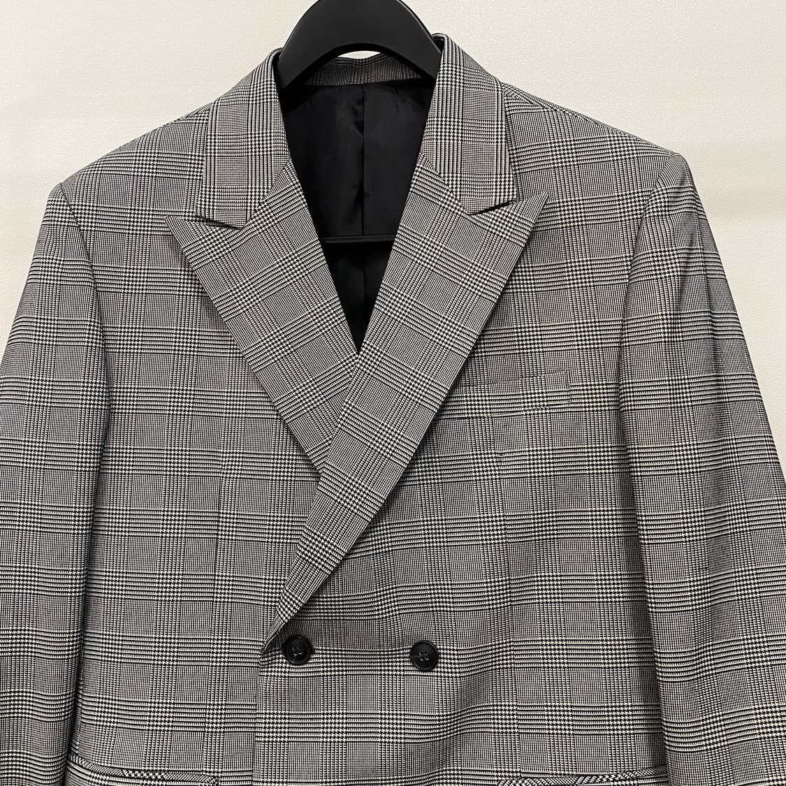 모디파이드 글랜체크 더블 블레이저 상품이미지3