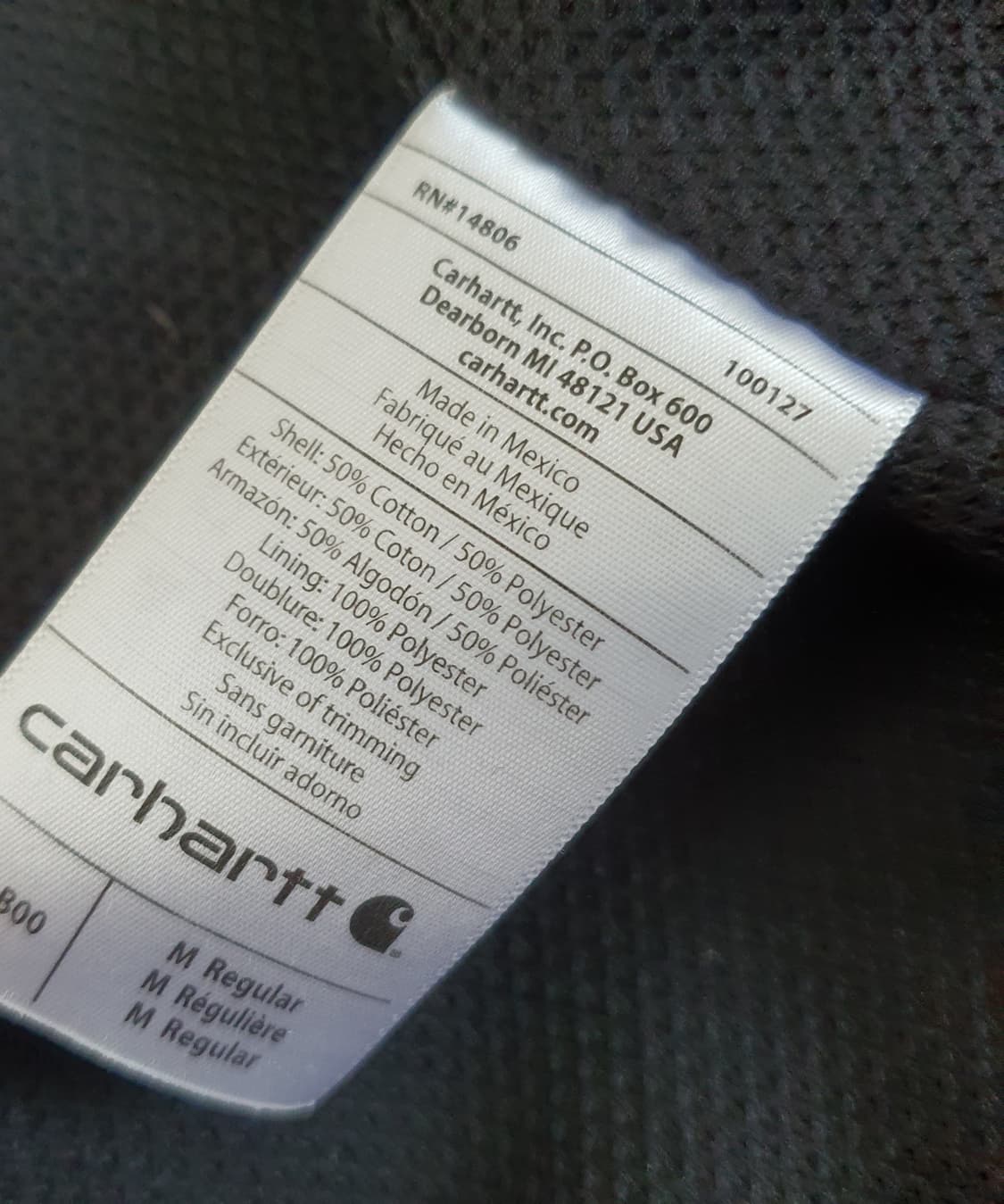 칼하트 레인디펜더 웨크웨어 후드집업 자켓 남자105 상품이미지8